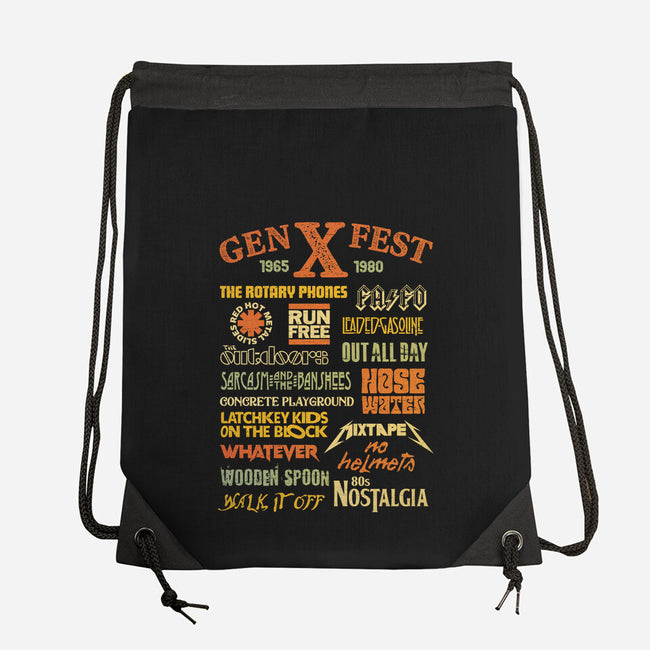 Gen X Fest-None-Drawstring-Bag-kg07