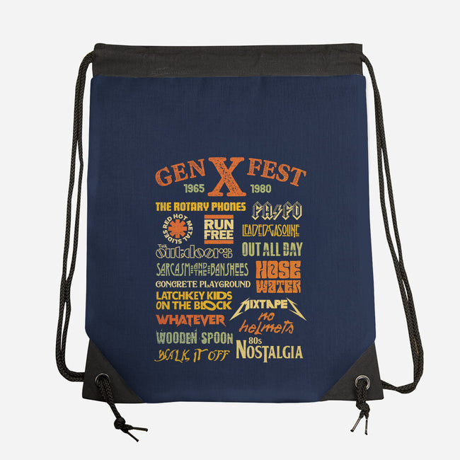 Gen X Fest-None-Drawstring-Bag-kg07