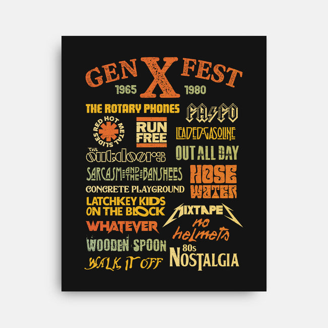 Gen X Fest-None-Stretched-Canvas-kg07