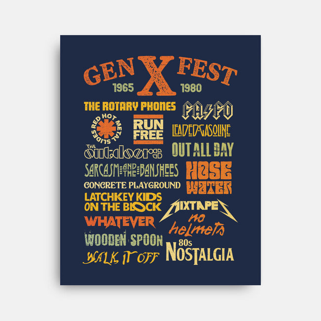 Gen X Fest-None-Stretched-Canvas-kg07