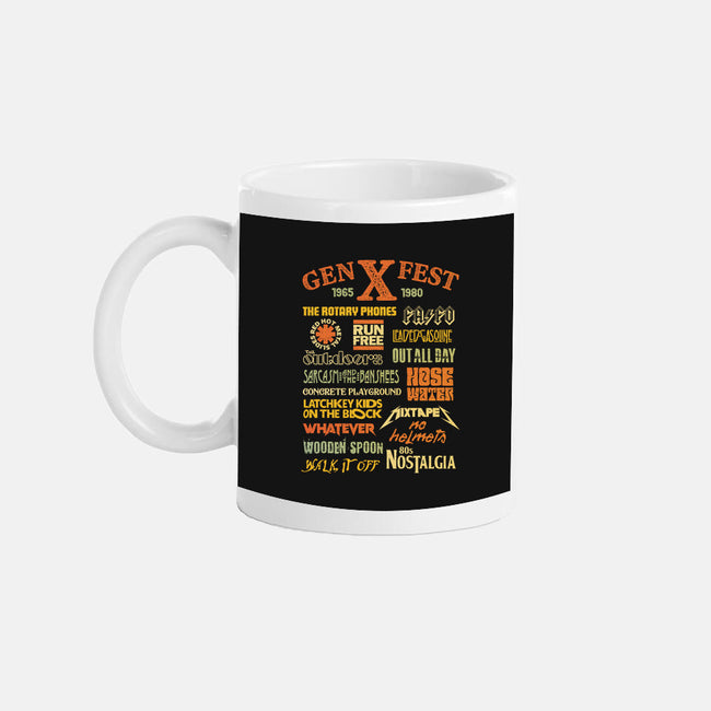 Gen X Fest-None-Mug-Drinkware-kg07