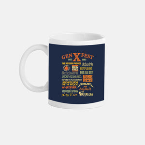 Gen X Fest-None-Mug-Drinkware-kg07