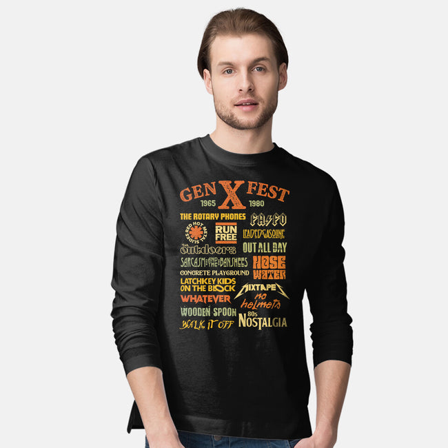 Gen X Fest-Mens-Long Sleeved-Tee-kg07