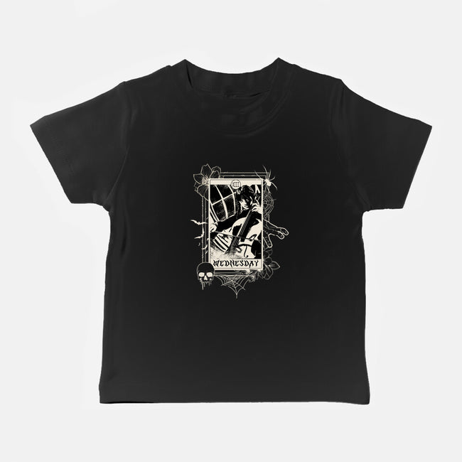 Wednesday Tarot-Baby-Basic-Tee-fanfabio