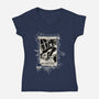 Wednesday Tarot-Womens-V-Neck-Tee-fanfabio
