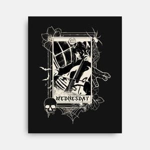 Wednesday Tarot-None-Stretched-Canvas-fanfabio