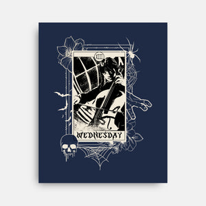 Wednesday Tarot-None-Stretched-Canvas-fanfabio