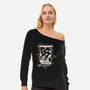 Wednesday Tarot-Womens-Off Shoulder-Sweatshirt-fanfabio
