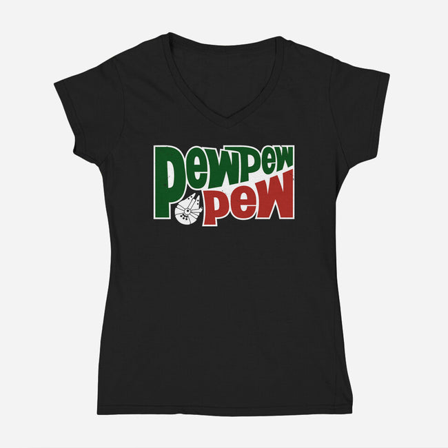 Do The Pew-Womens-V-Neck-Tee-Boggs Nicolas