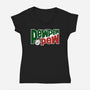 Do The Pew-Womens-V-Neck-Tee-Boggs Nicolas