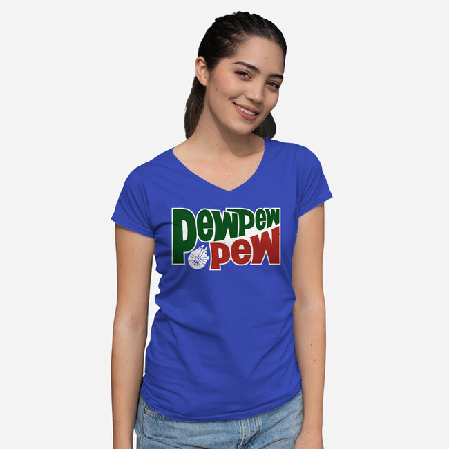 Do The Pew-Womens-V-Neck-Tee-Boggs Nicolas