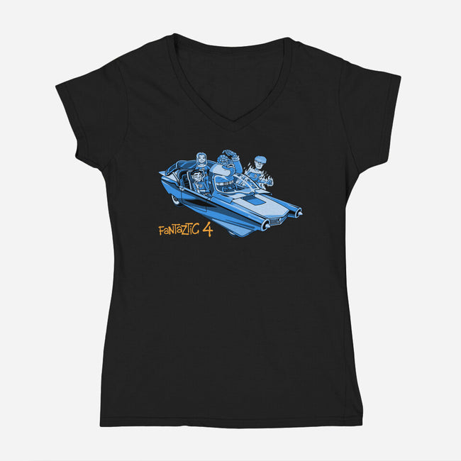 FantaztiCar-Womens-V-Neck-Tee-PrimePremne