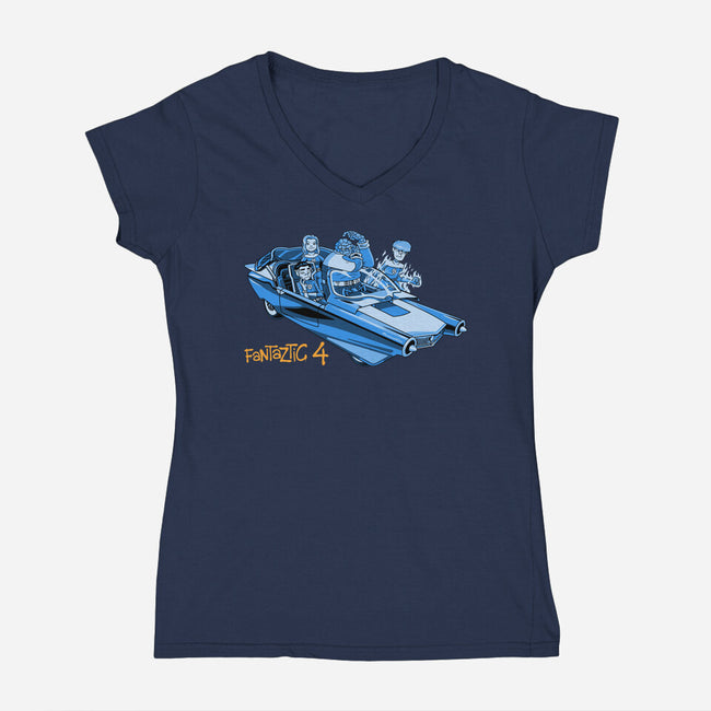 FantaztiCar-Womens-V-Neck-Tee-PrimePremne