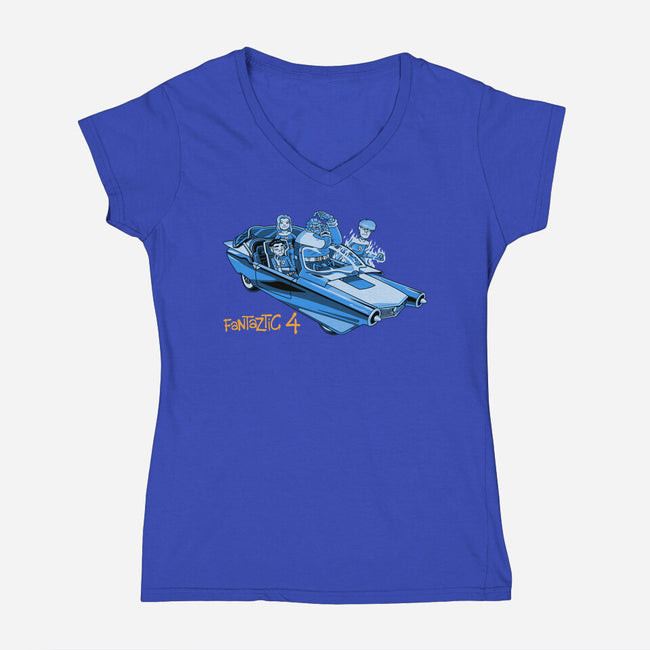 FantaztiCar-Womens-V-Neck-Tee-PrimePremne