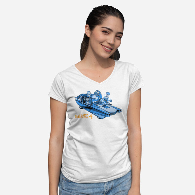 FantaztiCar-Womens-V-Neck-Tee-PrimePremne