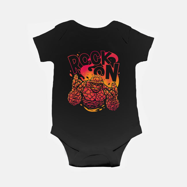 Rock On Thing-Baby-Basic-Onesie-teesgeex