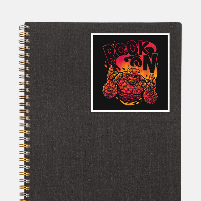Rock On Thing-None-Glossy-Sticker-teesgeex