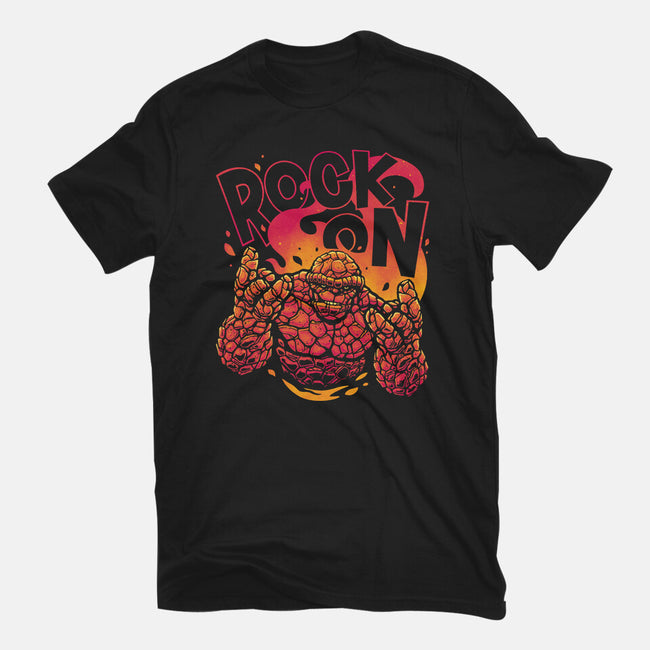 Rock On Thing-Womens-Fitted-Tee-teesgeex