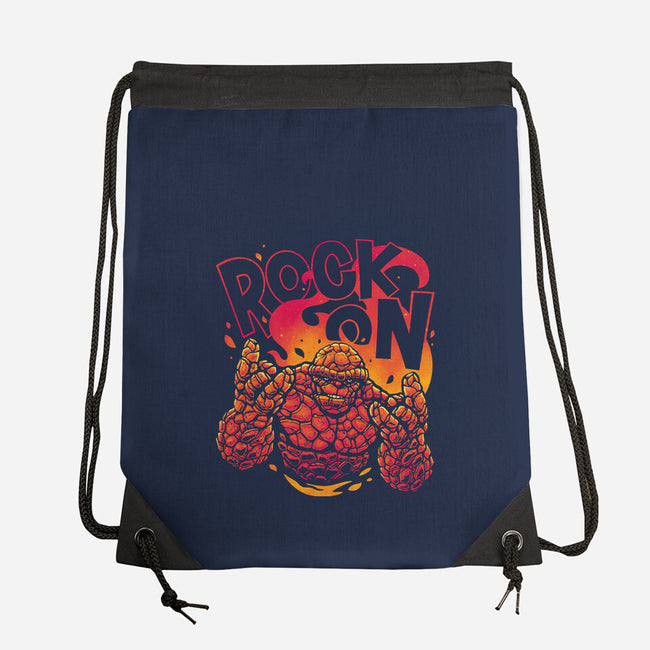 Rock On Thing-None-Drawstring-Bag-teesgeex