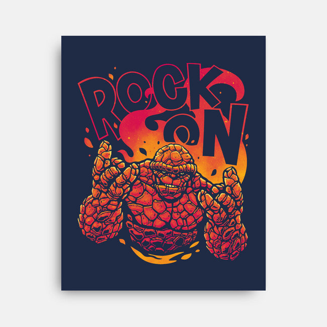 Rock On Thing-None-Stretched-Canvas-teesgeex