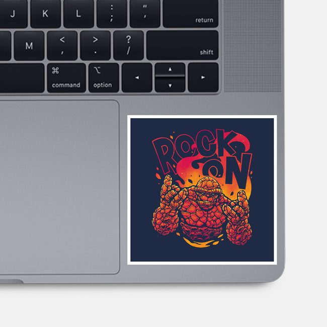 Rock On Thing-None-Glossy-Sticker-teesgeex
