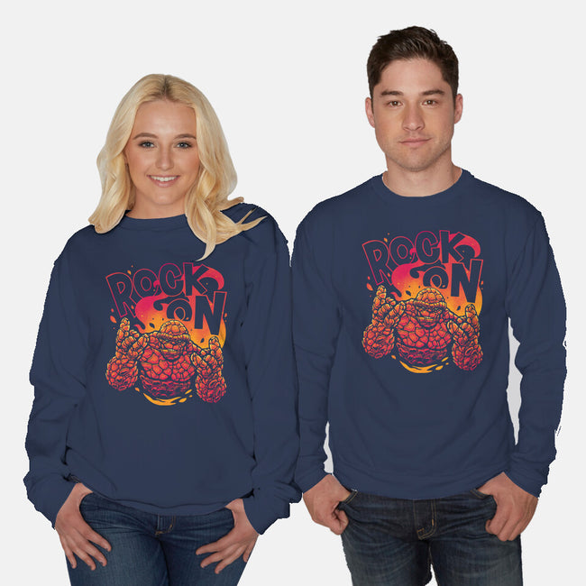 Rock On Thing-Unisex-Crew Neck-Sweatshirt-teesgeex