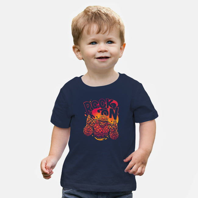 Rock On Thing-Baby-Basic-Tee-teesgeex