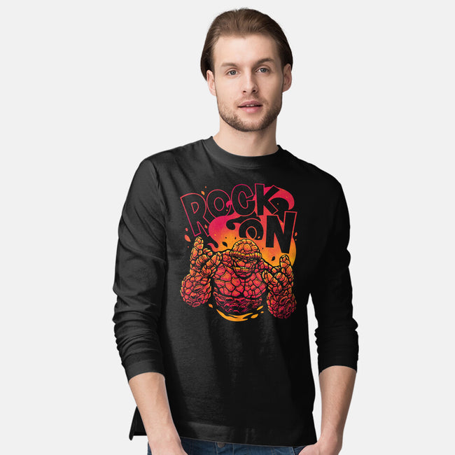 Rock On Thing-Mens-Long Sleeved-Tee-teesgeex