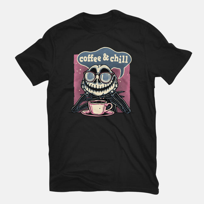 Coffee And Chill Day-Womens-Basic-Tee-glitchygorilla