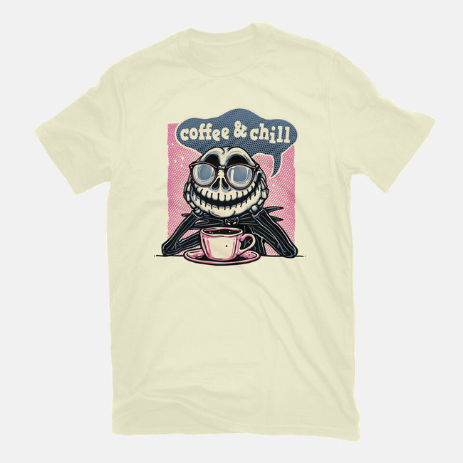 Coffee And Chill Day-Mens-Basic-Tee-glitchygorilla
