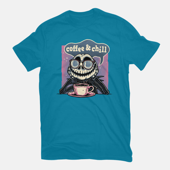 Coffee And Chill Day-Womens-Basic-Tee-glitchygorilla