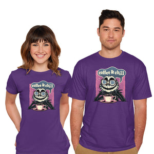 Coffee And Chill Day-Mens-Basic-Tee-glitchygorilla