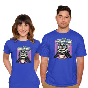 Coffee And Chill Day-Mens-Basic-Tee-glitchygorilla