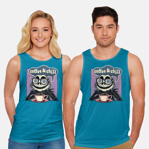 Coffee And Chill Day-Unisex-Basic-Tank-glitchygorilla
