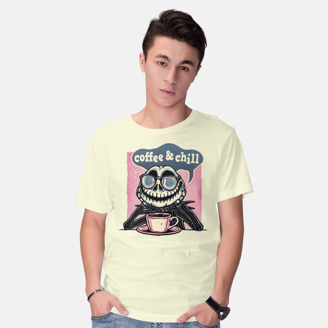Coffee And Chill Day-Mens-Basic-Tee-glitchygorilla