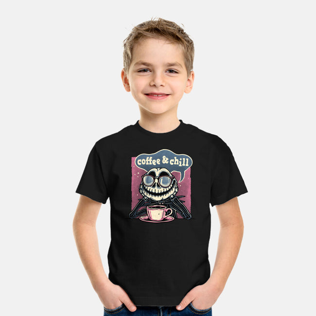 Coffee And Chill Day-Youth-Basic-Tee-glitchygorilla