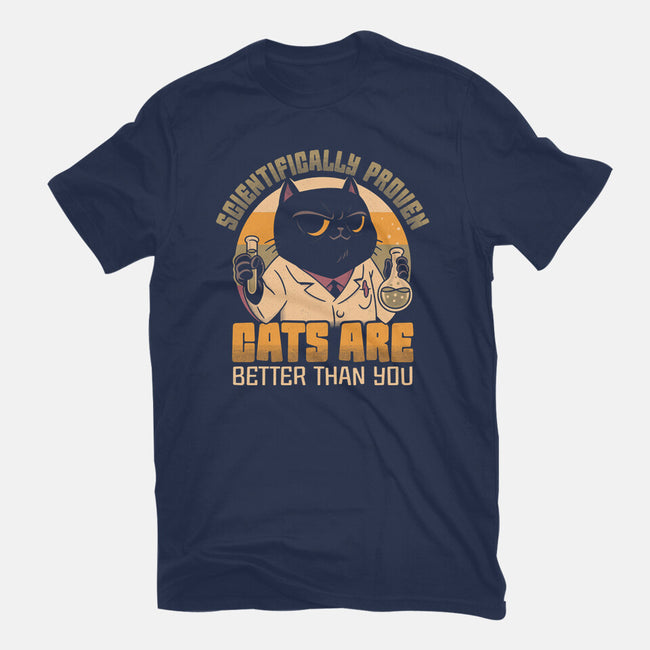 Cats Are Better-Womens-Basic-Tee-Popnotic