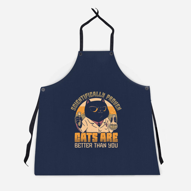 Cats Are Better-Unisex-Kitchen-Apron-Popnotic