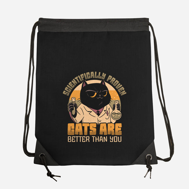 Cats Are Better-None-Drawstring-Bag-Popnotic