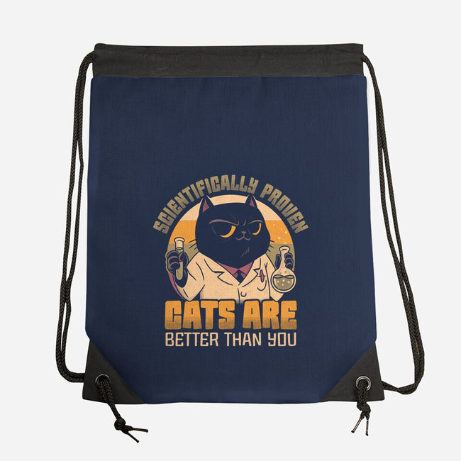 Cats Are Better-None-Drawstring-Bag-Popnotic