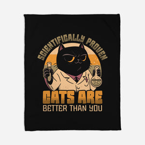 Cats Are Better-None-Fleece-Blanket-Popnotic