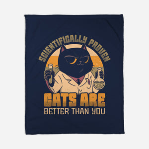 Cats Are Better-None-Fleece-Blanket-Popnotic