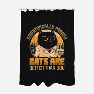 Cats Are Better-None-Polyester-Shower Curtain-Popnotic