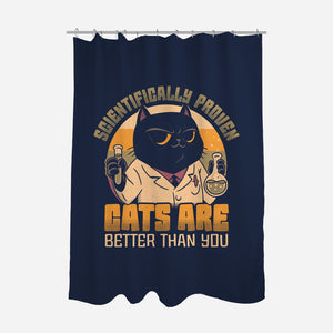 Cats Are Better-None-Polyester-Shower Curtain-Popnotic