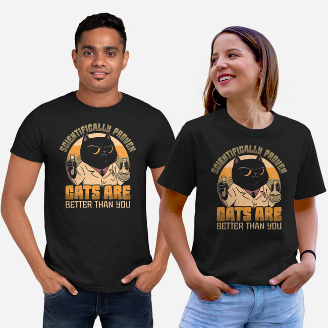 Cats Are Better-Unisex-Basic-Tee-Popnotic