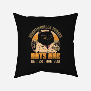 Cats Are Better-None-Removable Cover w Insert-Throw Pillow-Popnotic