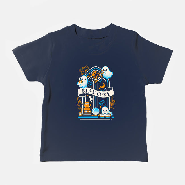 Stay Cozy And Spooky-Baby-Basic-Tee-NemiMakeit