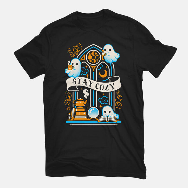Stay Cozy And Spooky-Mens-Basic-Tee-NemiMakeit