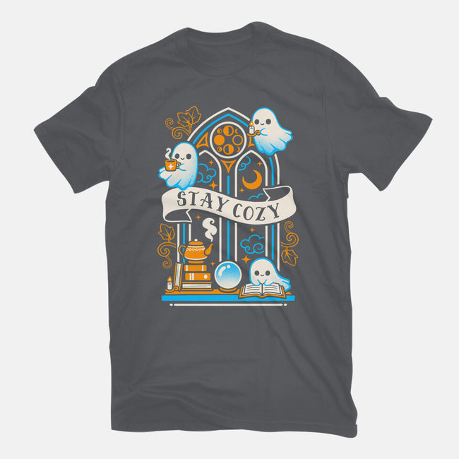 Stay Cozy And Spooky-Mens-Basic-Tee-NemiMakeit