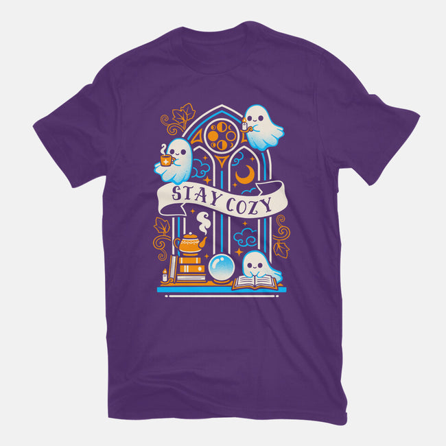 Stay Cozy And Spooky-Mens-Basic-Tee-NemiMakeit